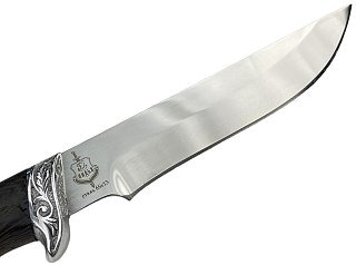 Нож Ладья Осетр НТ-18 Р 65х13 рисунок венге - фото 4