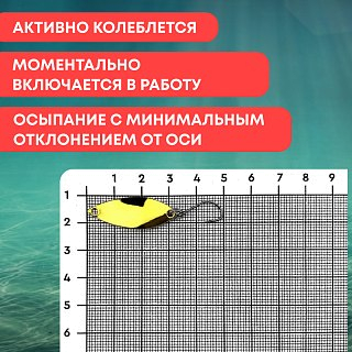 Блесна Riverzone Pike Fighter 2,5гр 29мм gold - фото 3