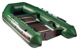 Лодка Мастер лодок Ривьера Максима 3800 СК зеленая
