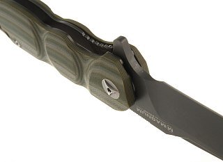Нож Boker Magnum Leader складной сталь 440B рукоять зеленая G10 - фото 10