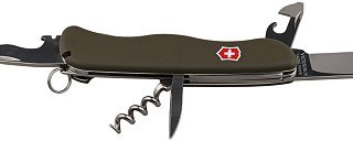 Нож Victorinox Picknicker 111мм 11 функций зеленый - фото 4