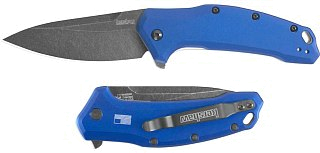 Нож Kershaw Link складной сталь 420HC синяя рукоять - фото 4