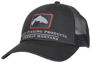 Кепка Simms Trout Icon Trucker Carbon - фото 1