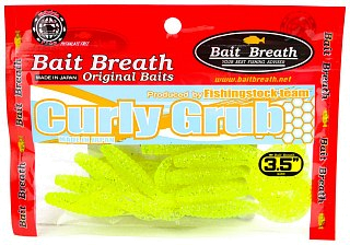 Приманка Bait Breath Curly Grub 3,5" Ur27 уп.10шт - фото 2