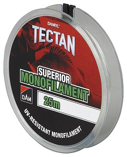 Леска DAM Tectan Superior 25м 0,06мм 0,3кг 0,7lb green 