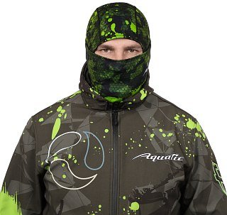 Балаклава Aquatic демисезонная softshell camo lime khaki - фото 2