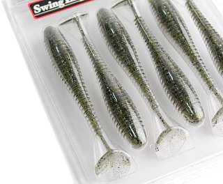 Приманка Keitech виброхвост Swing impact fat 4,3" 416 Silver flash minnow - фото 2