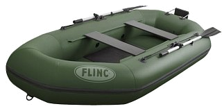 Лодка Flinc F280TL надувная оливковый - фото 1