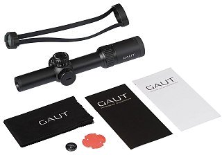 Прицел Gaut Nephrite 1-4x24 60 красная 30мм 1/2 МОА - фото 8