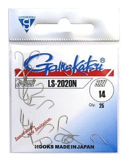 Крючок Gamakatsu LS-2020N nickel №14 - фото 2
