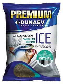 Прикормка Dunaev ICE-Premium 0.9кг мотыль