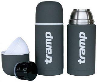 Термос Tramp Soft Touch 0,75л серый - фото 3
