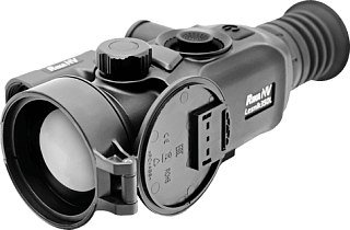 Тепловизионный прицел лазерный дальномер RikaNV Lesnik 350L 1200м 384x288 50мм х - фото 1
