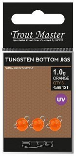 Груз SPRO TM Tungsten Bottom Jigs Uv Orange 2 гр - фото 1
