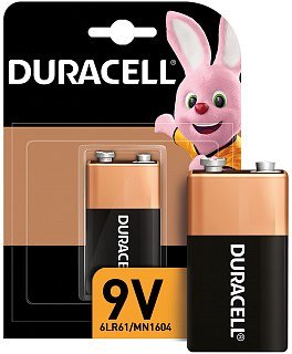Батарейка Duracell 9V 6LR61 1шт - фото 1