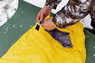 Спальник Naturehike CWZ400 Down envelope yellow р.M (Apricot) - фото 5