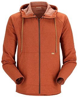 Толстовка Simms Vermilion Full-Zip Clay Heather  - фото 1
