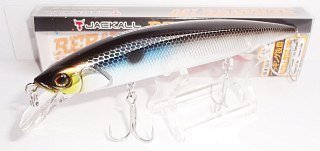 Воблер Jackall Rerange 130 SP hl bora silver & black - фото 3