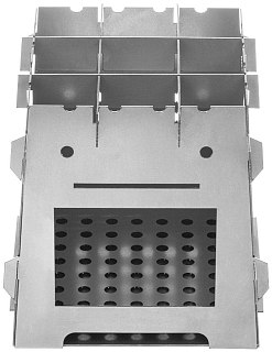 Печь-щепочница Helios складная ПМ-02 216х217х221мм сталь  - фото 5