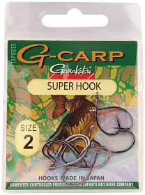 Крючок Gamakatsu G-Carp Super Hook №2 уп.10шт