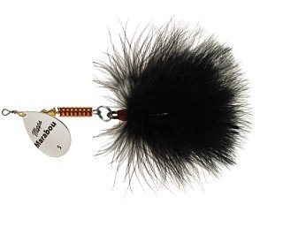 Блесна Mepps Giant Marabou Silver Black