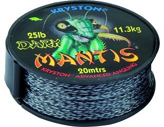 Поводочный материал Kryston Super mantis dark 20м 25Ibs 