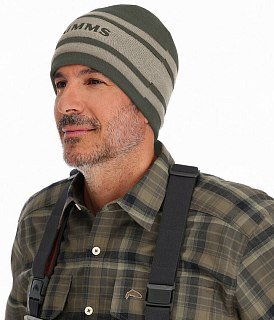 Шапка Simms Hayward Wool Beanie Dark Olive - фото 3