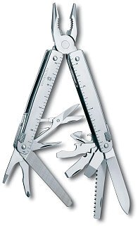 Мультиинструмент Victorinox SwissTool X Plus в кожаном чехле - фото 7