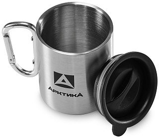 Термокружка Арктика невакуумная 300мл с карабином - фото 2