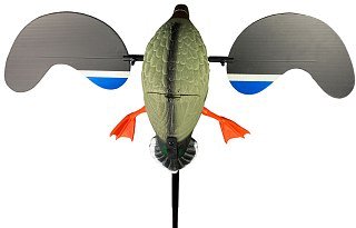 Механическое чучело Taigan Motorized rotating Mallard селезень  - фото 12