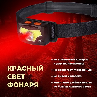 Фонарь Pereval BT-HL9067 налобный 300 Lumens - фото 9