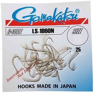 Крючок Gamakatsu LS-1060N nickel №8 - фото 2