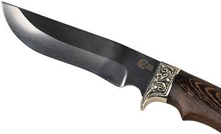 Нож ИП Семин Галеон кованая сталь 95х18 венге литье - фото 6