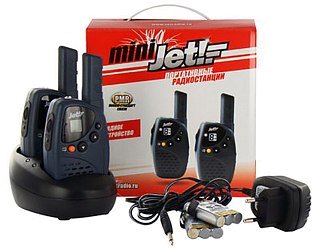 Радиостанция JJ-Connect Jet mini с аксессуарами 2шт в комплекте  - фото 2