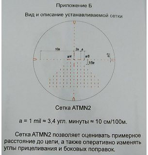 Прицел Ataman Vomz PV 2-14x42 MLF - фото 3