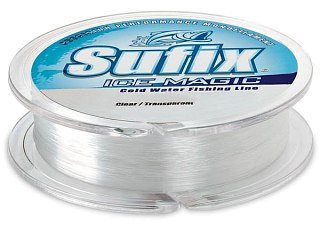 Леска Sufix Ice magic зимняя 50м 0,155мм прозрачная - фото 2