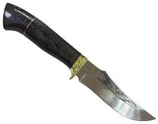 Нож Ладья Клык-2 НТ-27 Р 95х18 рис.венге - фото 2