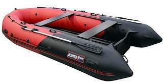 Лодка Хантер 420 Про красно-черный - фото 3