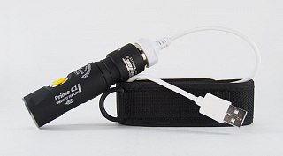Фонарь Armytek Prime C1 XP-L USB серебро - фото 5