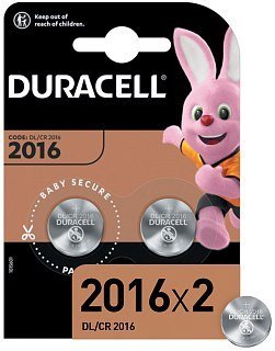 Батарейка Duracell DL 2016 уп.1шт