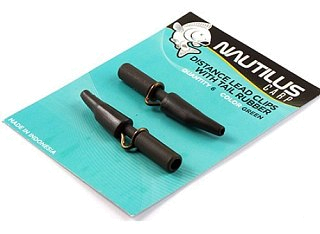 Клипса безопасная Nautilus Distance lead clips with tail rubber