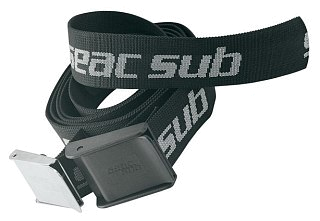 Пояс грузовой Seac Sub черно-серый пластиковая пряжка