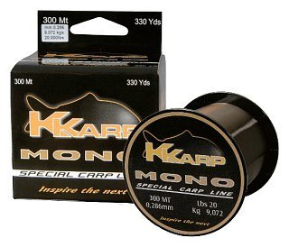 Леска Trabucco K-karp mono 300м 0,331мм 