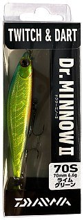 Воблер Daiwa DR Minnow 2 70S Lime green - фото 4