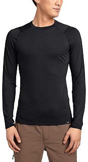 Термобелье Patagonia Merino 2lm crew 155 футболка black - фото 1