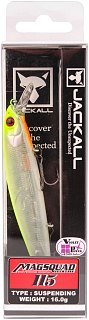 Воблер Jackall Mag Squad 115 SP uv secret chart clear tiger