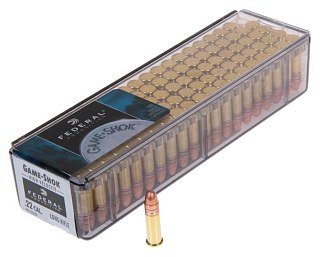 Патрон 22 LR Federal HV Classic Solid Copper Plated  2,59г (100шт) - фото 1