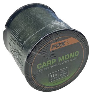 Леска Fox Carp Mono 18lb 0.35мм 1000м - фото 1