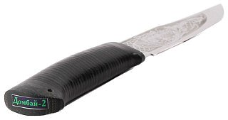 Нож Росоружие Домбай-2 кожа рисунок - фото 4