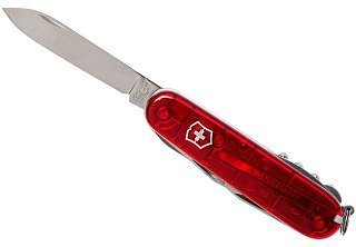 Нож Victorinox 91мм полупрозрачный красный - фото 9